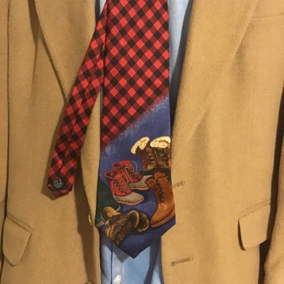 🔥🔥🔥CHAPS RALPH LAUREN NWOT, NECKTIE, GORGEOUS GRAPHICS - Picture 2 of 2